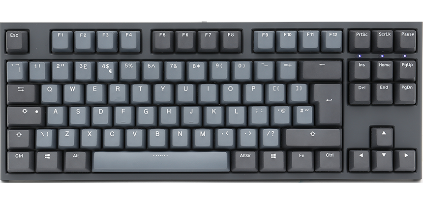 Ducky One 2 Skyline Tkl Mechanical Keyboard Non Backlit Model With Pbt Double Shot Keycaps One Of The Mainstream Products Of Ducky Nowadays